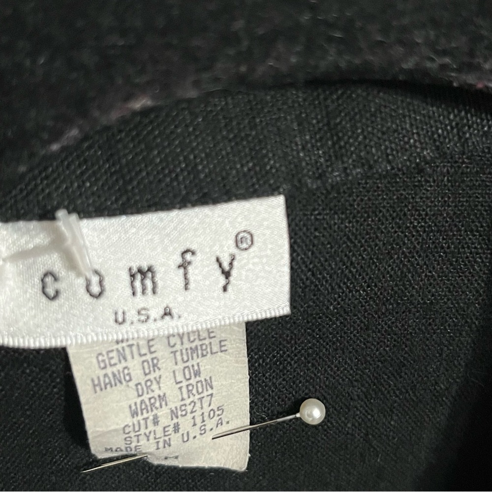 SOLD⭐️Comfy 100% Linen Black Short Sleeve Shirt Sz-Medium - Picture 8 of 9